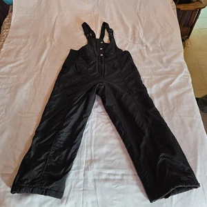 St. John's Bay Men's Black Insulated Snow Bib Overalls Size Large Ski Snowboard - Picture 1 of 16