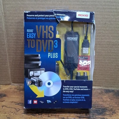 Roxio Easy VHS to DVD 3 Plus Converter New Sealed Damaged Box - Image 1 of 4