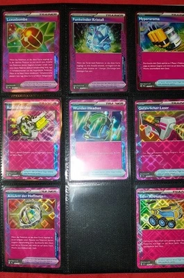 Pokémon Karten – 8x ASS Trainer Item – Deutsch – TCG Sammlung - Bild 1 von 4
