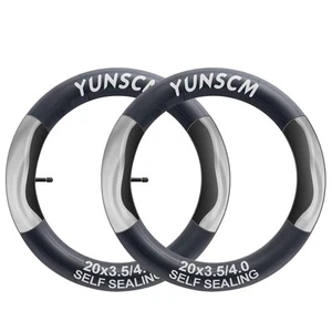 2-PCS 20x4 Self-Sealing Fat Bike Tubes 20 X 4.0 Super Automatic Repair, Punct... - Picture 1 of 9