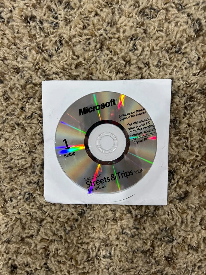Microsoft Streets and Trips 2006 CD-ROM NEW Sealed - Image 1 of 1
