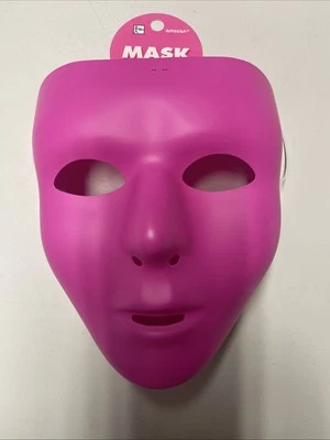 Маска на все лицо Team Spirit спортивная вечеринка костюм аксессуар розовый - Изображение 1 из 2