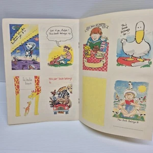 Vintage Sticker Book Plates 90s Cartoon Terry Denton in The Book Book - Bild 1 von 9