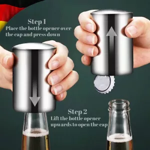 Automatischer Flaschenöffner Kapselheber Magnetisch Bieröffner Kronkorken NEU - Bild 1 von 24