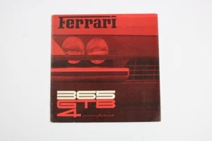 1969-70 Ferrari 365 GTB/4Daytona Plexiglas Plexiglas Verkaufsbroschüre Broschüre Handbuch - Bild 1 von 11