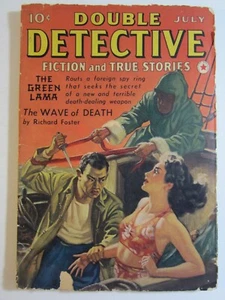 Double Detective Pulp v. 6 #2, July 1940 GD/VG Watson Green Lama Cover Art! - Picture 1 of 5
