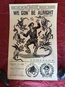 Ravi Zupa Emergency Fund Ltd. Ed. Print We Gon' Be Alright Signed Numbered  - Picture 1 of 4