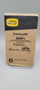 Funda OtterBox iPhone 15 Pro (Solo) Serie Commuter - Negra, Delgada y Resistente, Bolsillo - Imagen 1 de 4