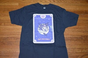 NWT SANRIO KUROMI TAROT CARD HELLO KITTY BLACK T SHIRT SHORT SLEEVE TEE $28 - Picture 1 of 5