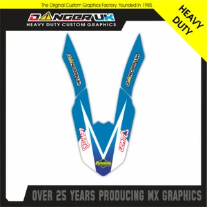 Calcomanías gráficas guardabarros delantero TM 125 144 250 300 450 2012 - 2023 MX - Imagen 1 de 1
