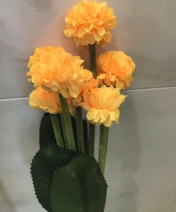 2 Set High Quality  Artificial Flowers Artifical Allium giganteum Yellow - Picture 1 of 1