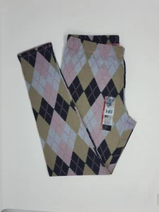 Leggings alla caviglia No Boundaries Juniors Argyle Crest grigio erica Med (7-9) - Foto 1 di 2