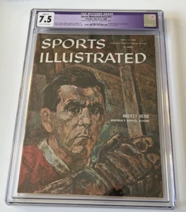 Sports Illustrated 1960 Maurice Richard Newsstand CGC 7.5 - Picture 1 of 3