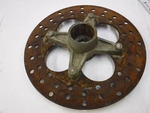 OEM 1999 99 KAWASAKI MOJAVE KSF250 KSF 250 REAR BRAKE ROTOR HUB DISC O484-99 - Picture 1 of 2