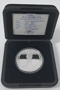 10 Euros Plata Paises Bajos 2002. Boda Alexander Y Máxima - Imagen 1 de 3