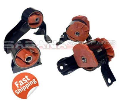 High Grade Rubber Engine Mount Set for Mitsubishi Lancer 2008-2017 AT Outlander - Image 1 of 2