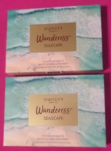 LOTE DE 2 PALETAS DE SOMBRAS DE OJOS DE PAISAJE MARINO 6 TONOS CADA UNA NUEVA EN CAJA - Imagen 1 de 4