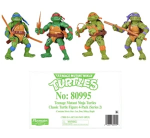 TMNT 4 Pack 1991 Classic Movie Star Teenage Mutant Ninja Turtles 80995 In Hand!! - Picture 1 of 4