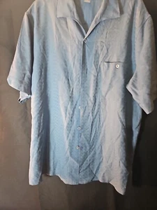 Tori Richard Button Up Hawaiian Shirt Mens XL Linen Tropical@T - Picture 1 of 8