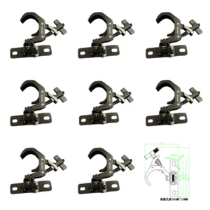 8pc/37-70mm foldable 360 rotation clamp light hook key for moving head/par light - Picture 1 of 5