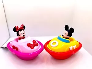 Disney Junior Mickey and Minnie Mouse Casa Club Barco Baño Juguete Flotante NUEVO - Imagen 1 de 6