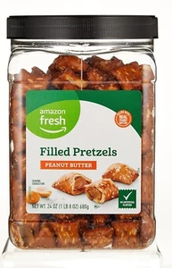 Amazon Fresh, Peanut Butter Filled Pretzels, 24 Oz - Picture 1 of 2
