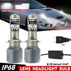 For Toyota Celica 1997 1998 1999 H7 Pair LED Headlight Bulbs Lens Hi/Lo Beam LHD