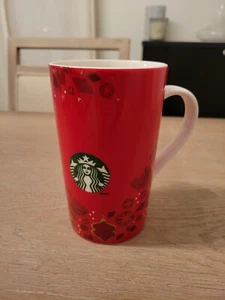 Starbucks 2013 Christmas Coffee Mug Large 16 oz Siren Logo Very Good - Picture 1 of 10