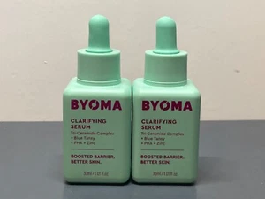 2x BYOMA Clarifying Acne Serum Tri-Ceramide Complex Blue Tansy PHA Zinc 1.01 oz - Picture 1 of 1