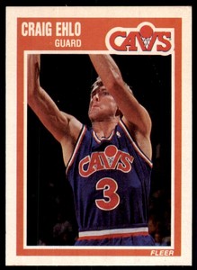 1989-90 FLEER CRAIG EHLO CLEVELAND CAVALIERS #26