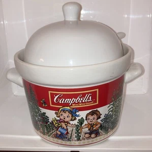 Campbells 1993 Keramik Suppenterrine mit Schöpfkelle Made by Westwood International - Bild 1 von 8