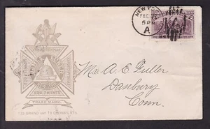 FERTERNAL - 1894, NIGHTS OF PYTHIAS -ODD FELLOWS - KNIGHTS TEMPLAR, NEW YORK - Picture 1 of 2