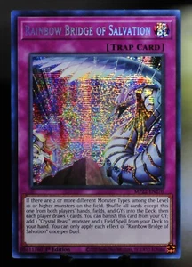 Yugioh Rainbow Bridge of Salvation MP22-EN270 Secret Raro 1a edizione - Foto 1 di 2