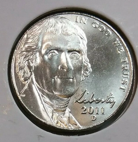 2011 Jefferson Nickel  D - BU - Uncirculated Cover
