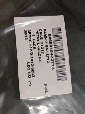 XL Patrol Sleeping Bag for Improved Modular Goretex ACU Sleep System IMSS USGI - Image 1 of 4