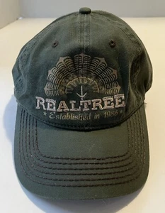Outdoor Cap Green Embroidered Adjustable Hat Cap By REALTREE - Picture 1 of 7