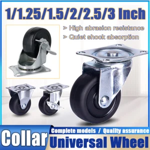 1/1.5/2/2.5/3 Inch PP Universal Wheel Unmute Furniture Castors Industrial Wheels - Picture 1 of 13
