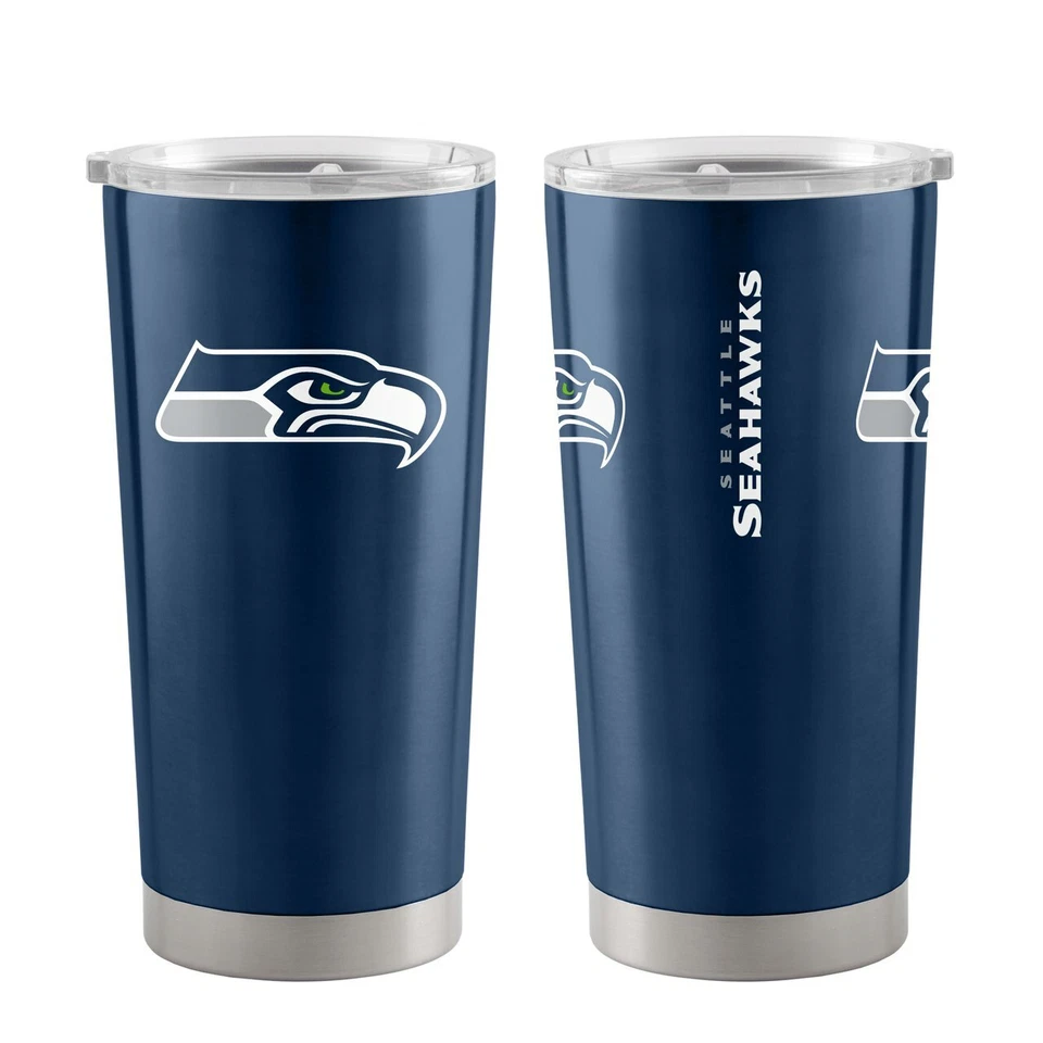 Seattle Seahawks NFL 20 oz Travel Tumbler Stainless Steel - Image 1 of 1