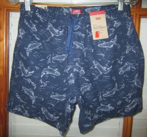 Levi's XX Chino Easy Shorts Men's Small Fish Print NEW - Picture 1 of 3