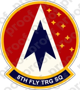 PEGATINA USAF OCTAVO ENTRENAMIENTO DE VUELO SQ B - Imagen 1 de 1