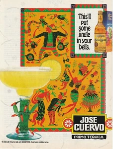 Anuncio especial estampado de tequila dorado José Cuervo 1994 10" x 12" anuncio vintage - Imagen 1 de 5
