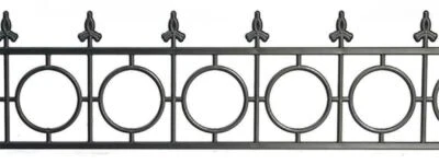 Melody Jane Dolls House Victorian Black Widows Walk Railing Balustrade 1:12 - Image 1 of 4