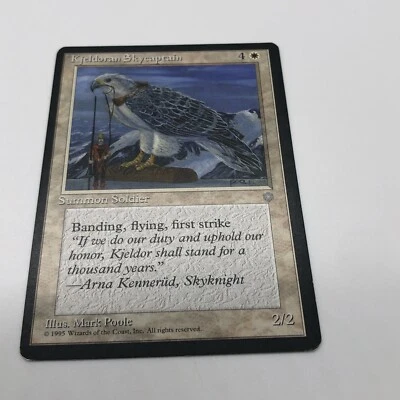 Magic The Gathering Kjeldoran Skycaptain Ice Age Creature Uncommon - Image 1 of 4