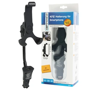Handy-Halterung Halter Kfz Ladegerät Auto für Apple iPhone 12 mini SE 2020 8 7 - Afbeelding 1 van 8