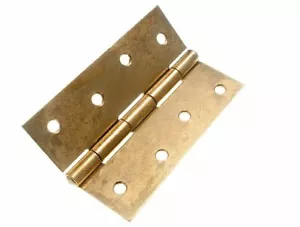Neu 20 Paar Tür Scharniere Eb Messing Vernickelt Stahl 100mm (10.2cm) - Onesto - Bild 1 von 1
