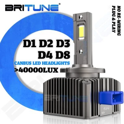 D3S D1S D2S D8S D4S LED Headlight Canbus Bulbs D1R D2S D2R D4R Replace HID Xenon - Image 1 of 4