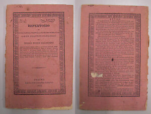 REPERTORIO AGRICOLTURA PRATICA ECONOMIA DOMESTICA BULLETTINO TECNOLOGICO 1834