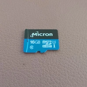 Micron 16GB Micro SDHC I Class 10 41620-C10-16GBBM Flash UHC-I U1 C10 MemoryCard - Picture 1 of 7