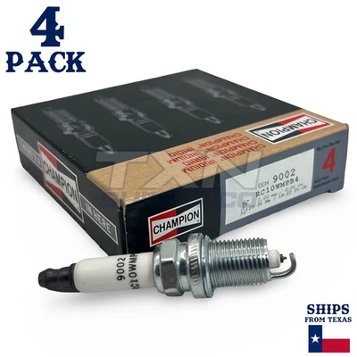 Bujías de iridio Champion 9002 RC10WMPB4 - Paquete de 4 Foto 1 de 2