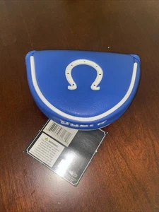 New Golf NFL Colt MALLET PUTTER HEADCOVER - Blue Head Cover GOOD - Picture 1 of 9
